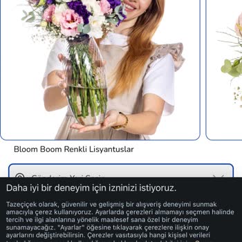 Sipariş Edilen Çiçek Görseliyle Uyuşmayan Solmuş Ve Özensiz Aranjman