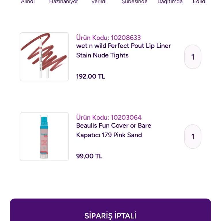 Gratis Siparişimin Gecikmesi Ve Kargoya Verilmemesi