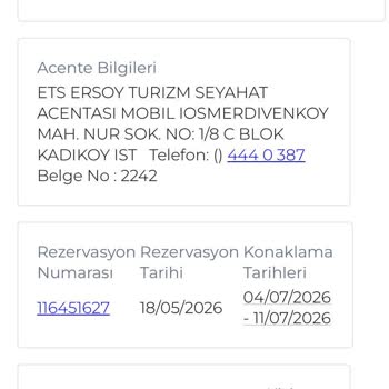 Erken Rezervasyon Fiyat Farkı İadesi Reddedildi