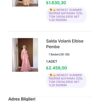 Meysadesign'dan Ödenen 2.500 TL’lik Pembe Elbise Gönderilmedi, İade Yapılmadı