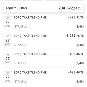 İzinsiz Borç Yapılandırması Sonucu Üç Kat Borç Artışı