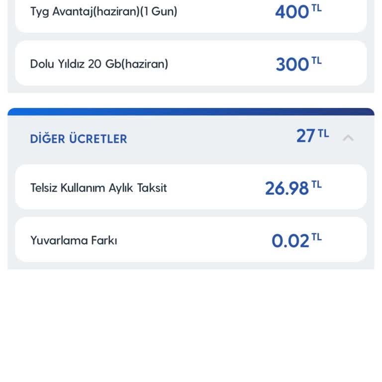 Turkcell Hattıma Fiziksel ESIM Kullanımına Rağmen Haksız TYG Ücreti Yansıtıldı