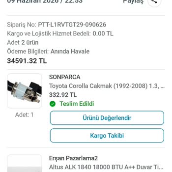 Epttavm'de İade Ücreti Havale Hesabına Yatırılmadı