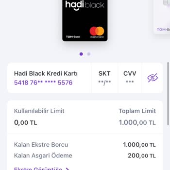 Zorla Açtırılan Hadi Black Kartı İçin Yanıltıcı Bilgilendirme Ve Yıllık Aidat İtirazı