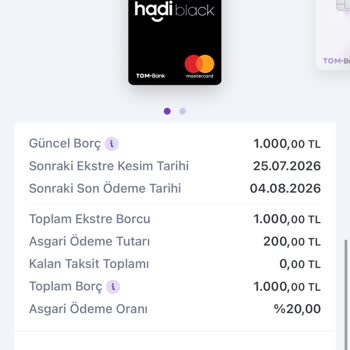 Zorla Açtırılan Hadi Black Kartı İçin Yanıltıcı Bilgilendirme Ve Yıllık Aidat İtirazı