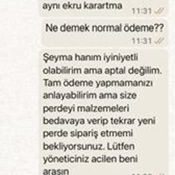 Yanlış Perde Ve İade Sürecindeki Çelişkili Talepler