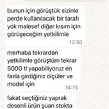Yanlış Perde Ve İade Sürecindeki Çelişkili Talepler