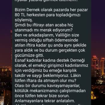 Belediye Memurunun WhatsApp Grubundaki İletişim Tarzına İlişkin Şikayet