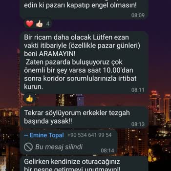 Belediye Memurunun WhatsApp Grubundaki İletişim Tarzına İlişkin Şikayet