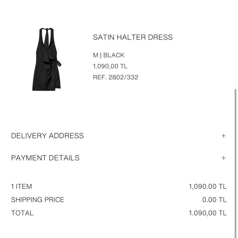 Zara’da Sipariş Edilen Ürün Mağazaya Geldiği 8 Gün Sonra Geri Gönderildi Ve Mağdur Oldum