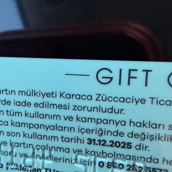 Geçmiş Tarihli Hediye Kartı Satışta Yanlış Bilgilendirme Ve Uzun Çözüm Süreci