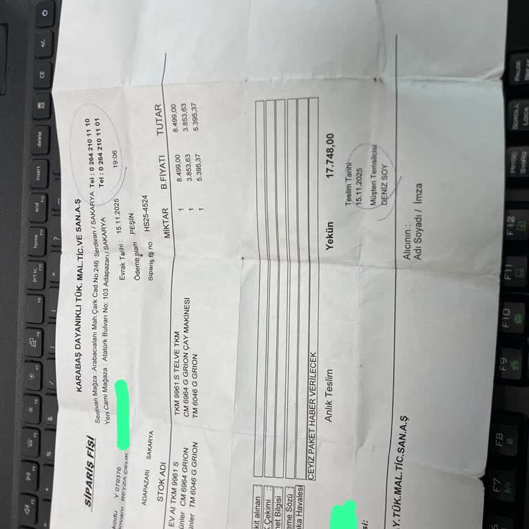 Teslim Edilmeyen Ürün İçin Acil Çözüm Talebi