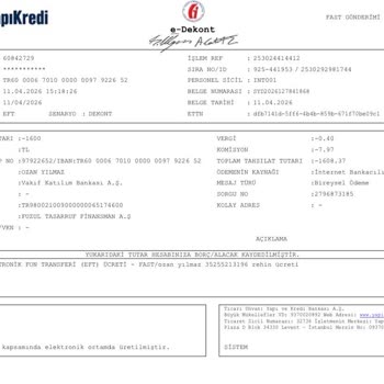 Rehin Ücreti Ödendi Görünmüyor Ve Şubeden Yanıt Yok