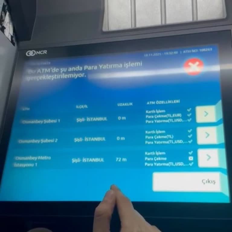 ATM Para Yutması Ve 70 Bin Liralık Geri Dönüşün Sağlanamaması