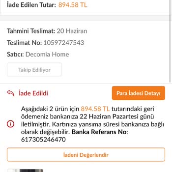 Decomia Home Sahte Takip Ve Sipariş İptaliyle Kuponla Mağdur Ediyor
