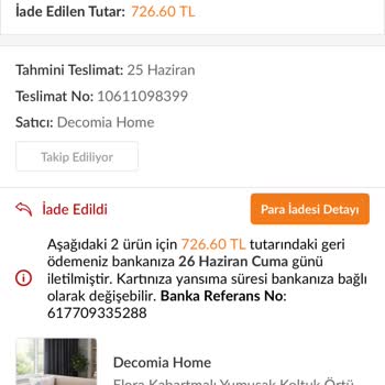 Decomia Home Sahte Takip Ve Sipariş İptaliyle Kuponla Mağdur Ediyor