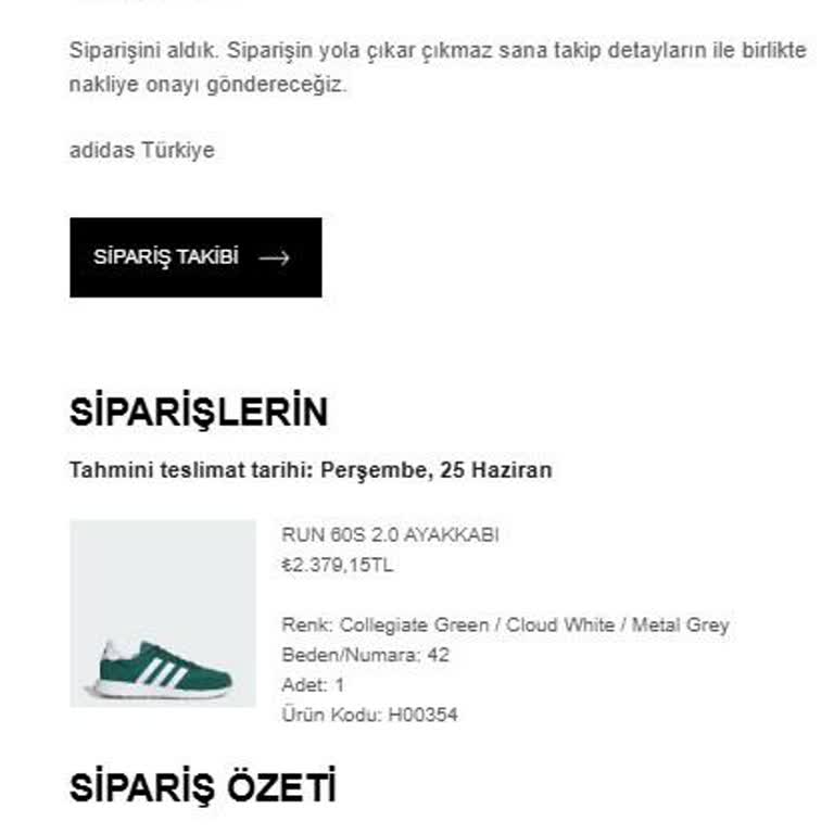 Adidas Stok Yönetimi Hatası Nedeniyle Sipariş İptal Edildi Ve Çocuğa Hayal Kırıklığı