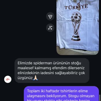 Yanlış Gönderilen Tişört Ve Açıklama Eksikliği: Ücret İadesi Talebi