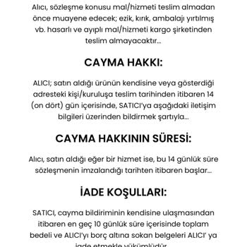 Yasal Cayma Hakkı Göz Ardı Edildi, İade Talebim Haksız Şekilde Reddedildi