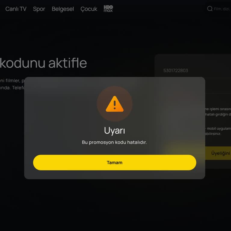 Çalışmayan TV+ Premium Kodu Ve Uzayan Destek Süreci İçin İade Talebi