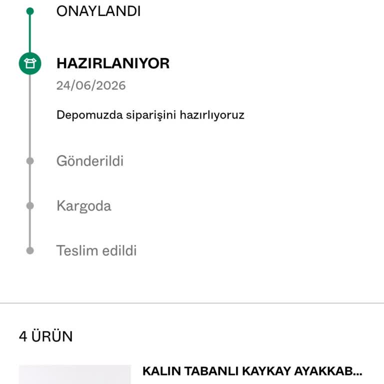 Bershka Ödenen Siparişim Hazırlanıyor, Kargo Gecikmesi