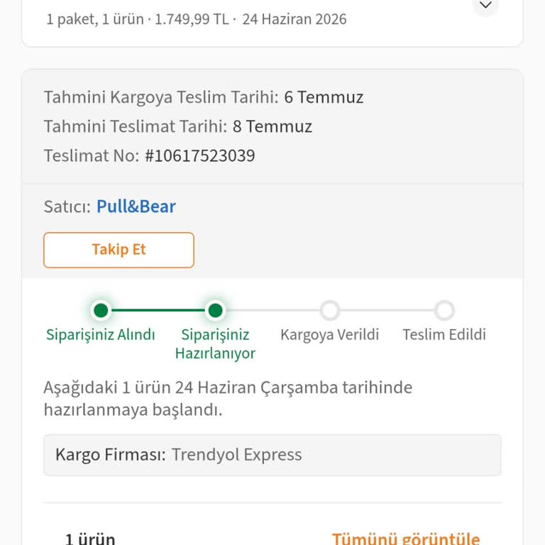 Pull And Bear Siparişimin Gecikmesi Ve Uygulama Giriş Sorunu