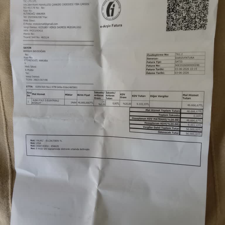 Alba Fold 3 Elektrikli Bisiklette Vites Ayarı Sorunu Ve Yetkili Servis Reddine Karşı Şikayet