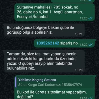 Hasarlı Çocuk Dolabı İade Kodu Çalışmıyor, Satıcı Yanıtsız