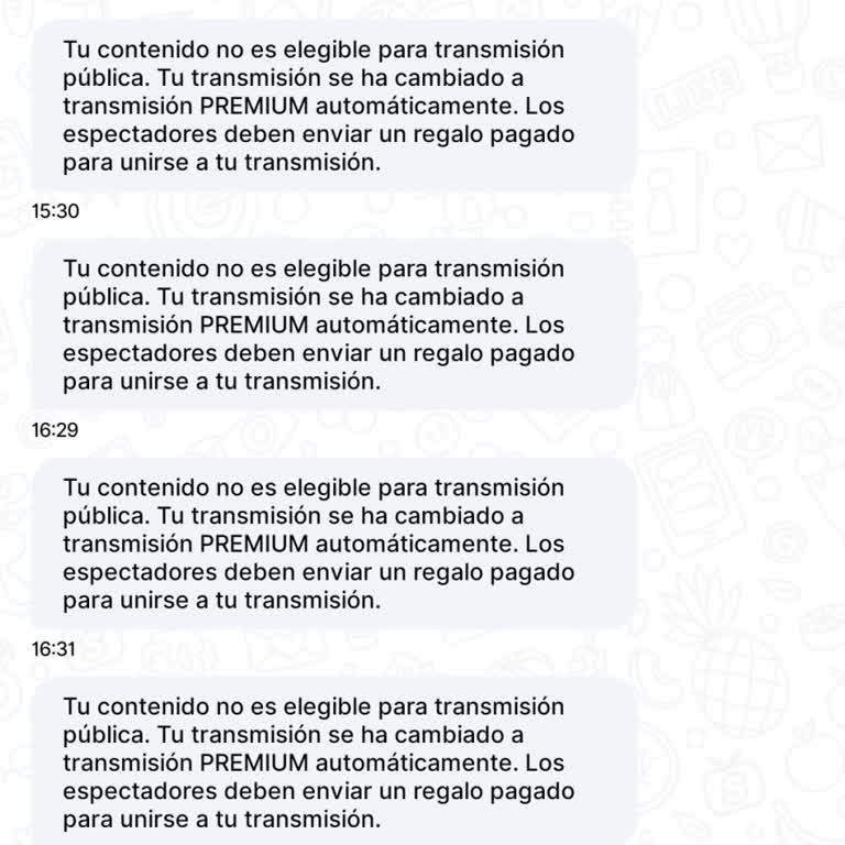 SuperLive bloqueó mi cuenta por falsa acusación de menor de edad