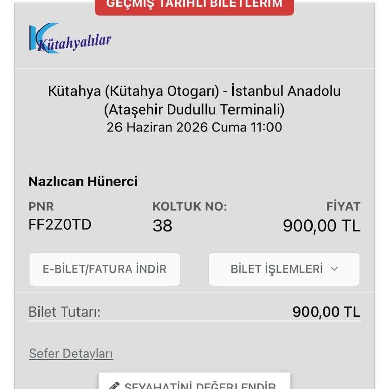 Şoförün Saygısız Davranışı Ve Koltuk Değiştirme Mağduriyeti