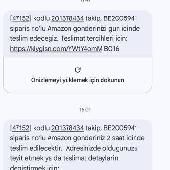 İki Saat İçinde Teslim Edileceği Söylenen Kargo Gecikmesi Ve Cevapsız Canlı Destek