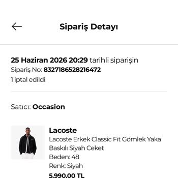 Fashfed Stok Hatası Nedeniyle İndirimli Ürün İptali