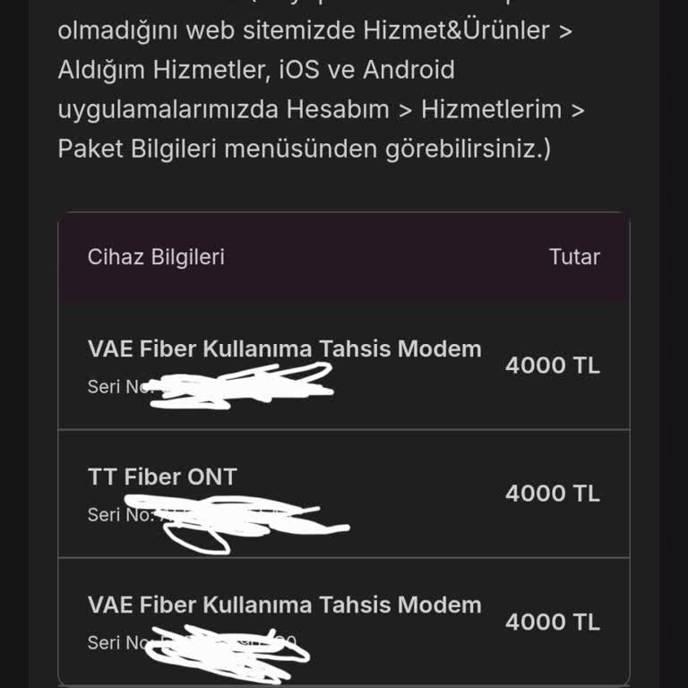Abonelik İptali Sonrası Haksız Cihaz Ücreti Talebi