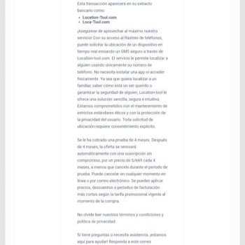 Mala experiencia con el servicio de LocationTool, solicito reembolso