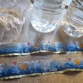 Seğmenler Şişe Suyunda Acı Ve Ekşi Tat Beyaz Parçacıklar Ve Sağlık Endişesi