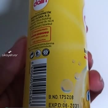 Dalin Kolonya Alerji Yaptı