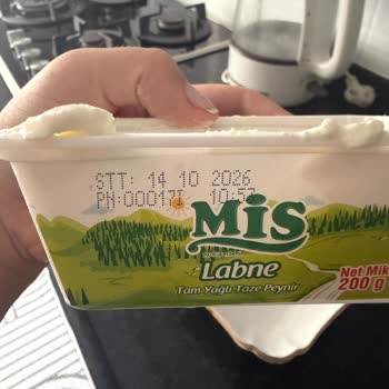 Son Kullanma Tarihi Geçmemiş Labne Peynirinde Küf Belirtisi