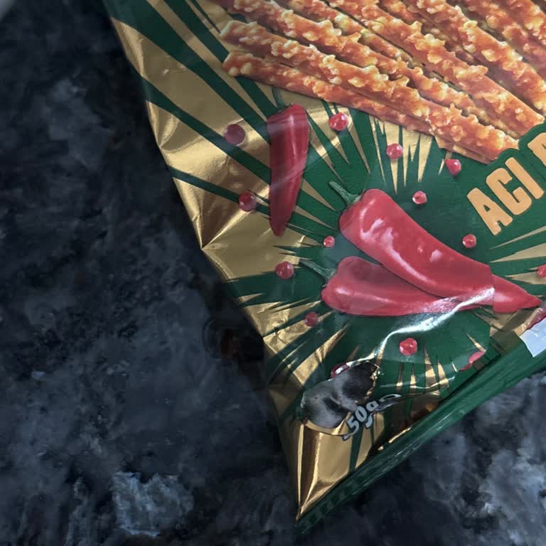 A101 Mağazasında Satın Alınan Kraker Paketi Üzerinde Fare İzi Ve Kötü Koku