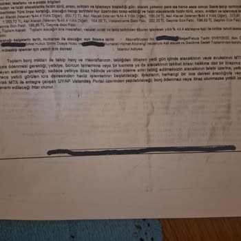 Vodafone Net'in Borçsuz Olmasına Rağmen Haksız İcra Takibi