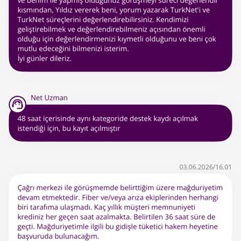 Fiber Dönüşüm Sonrası İnternet Kesintisi Ve Sürekli Fatura Kesilmesi