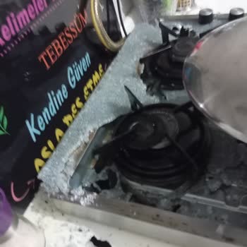 Cam Ocağın Patlaması Çocukları Tehlikeye Attı