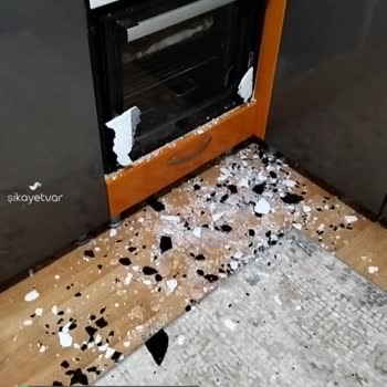 Kumtel Beyaz Ankastre Setin Fırın Camının Patlaması Ve Lakayıt Servis!