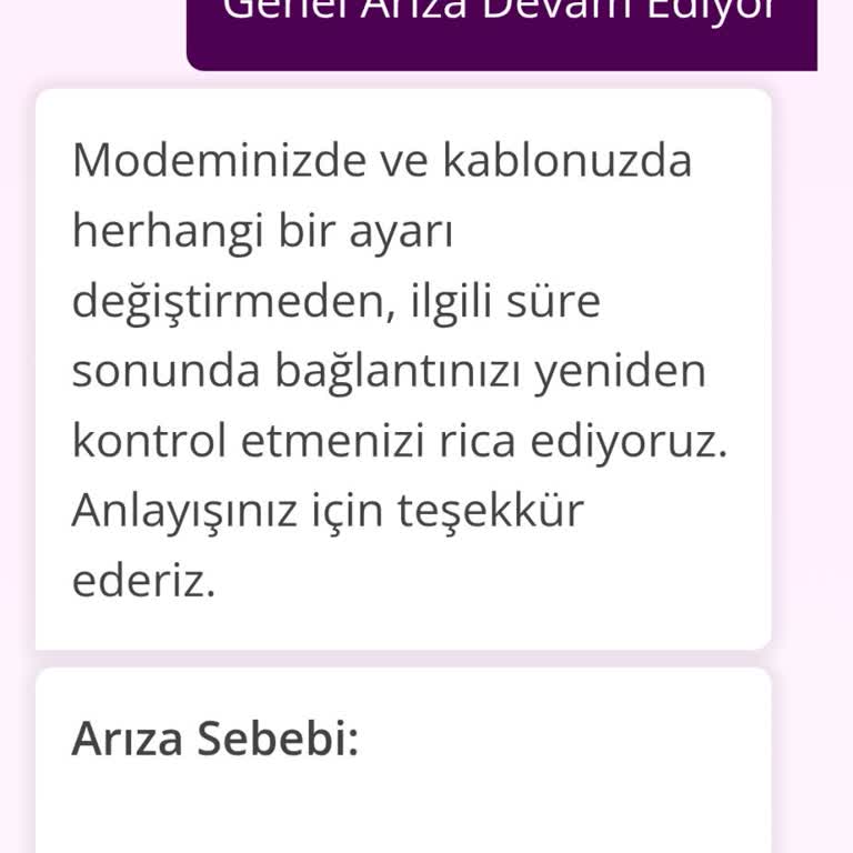 TurkNet Fiber Kesintisi Ve Bilgi Eksikliği