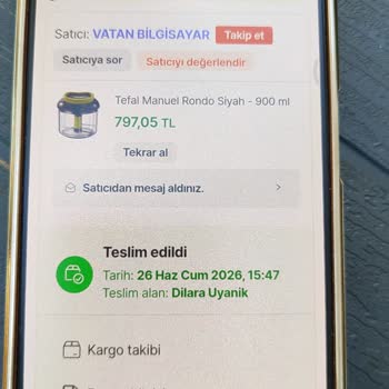 Satın Aldığım 900 Ml Tefal Rondo Yerine 500 Ml Gönderildi Ve Değişim Reddedildi