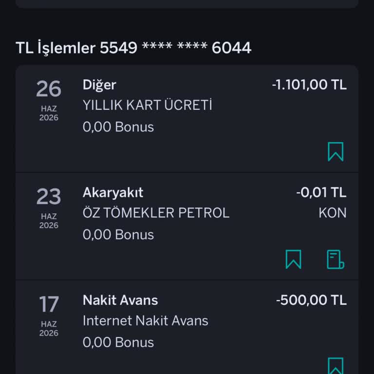 Garanti BBVA'da 5.000 TL Limitli Kart Üzerinden 1.100 TL Aidat İadesi Talebi