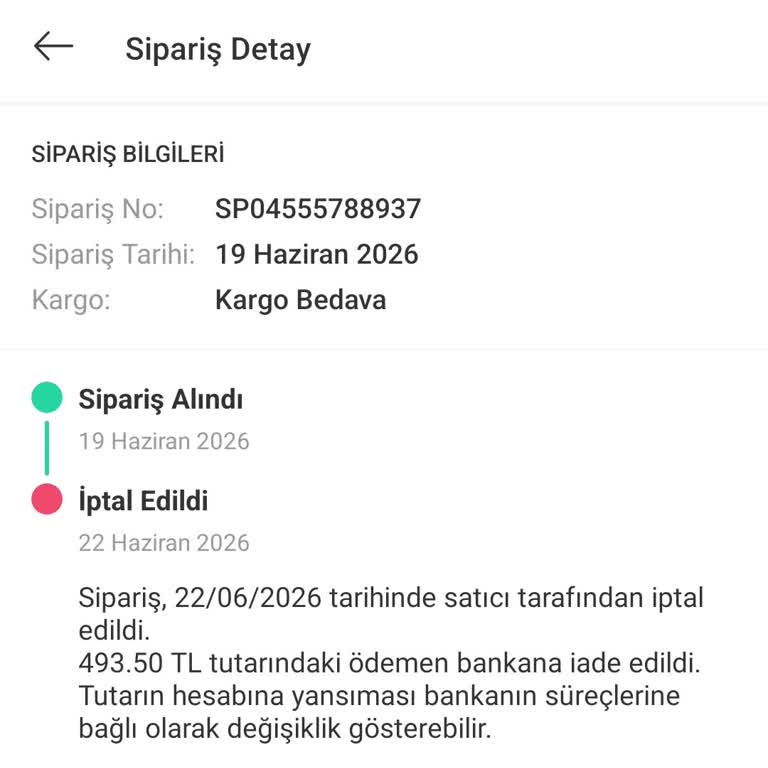 Hayat Pay Kartına Iade Parası Yansımıyor, Geri Dönüş Yok