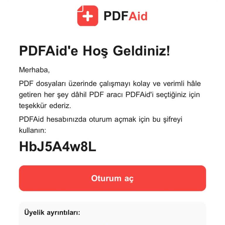 Pdfaid Üyeliği İptali İçin Buton Yok Ve 999 TL Çekim Girişimi