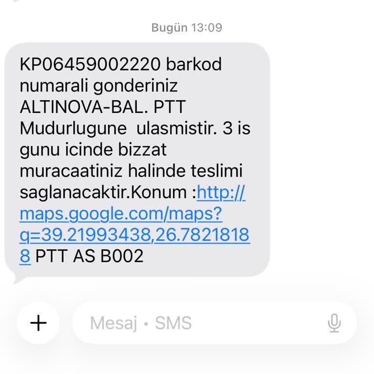 Ayvalık PTT Şubesi Yanıltıcı Evde Yoktunuz İddiasıyla Kargomu Şubeye Bıraktı