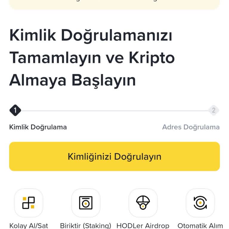 Hafta Sonu E-İmza Gereği Binance Hesabım Kilitlendi