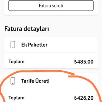 Taahhüt Süresi Bitmeden Tarif Değişikliği Sonrası Fazla Ücret Ve Sorumsuzluk